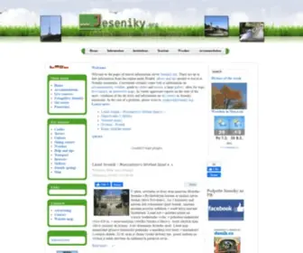 Jeseniky.org(Turistika, ubytování, lyžování) Screenshot