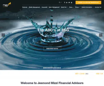 Jesmondmizzi.com(Jesmond Mizzi Financial Advisors) Screenshot