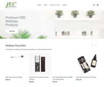 Jesnaturals.com(Jes Naturals CBD & THC) Screenshot