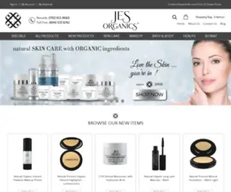 Jesorganics.com(JES Organics Full Line of Natural Organic Products) Screenshot