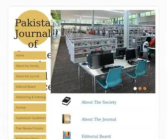 Jespk.net(Pakistan Journal of Commerce and Social Sciences) Screenshot