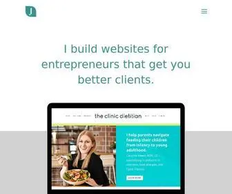 Jesscreatives.com(Small business website design) Screenshot