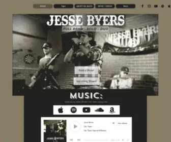 Jessebyersmusic.com(Mysite 1) Screenshot