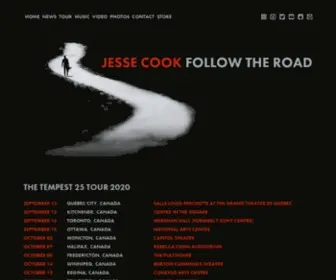 Jessecook.com(Jesse Cook) Screenshot