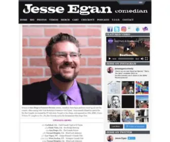 Jesseegan.net(Jesse Egan Comedy) Screenshot