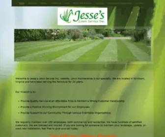 Jesseslawnserviceinc.com(Local landscaping company) Screenshot