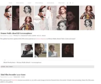 Jessica-Chastain.com(Jessica Chastain Network) Screenshot