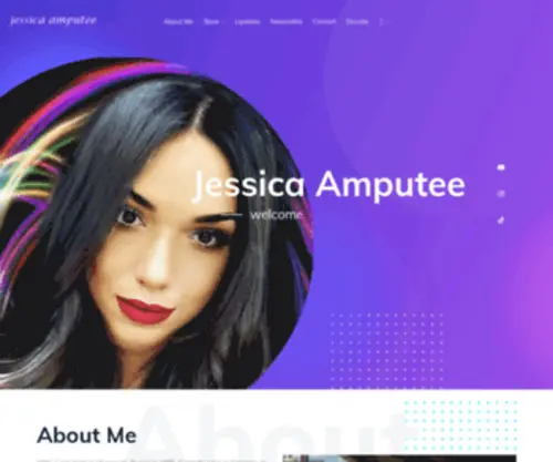 Jessicaamputee.com(Jessica Amputee) Screenshot