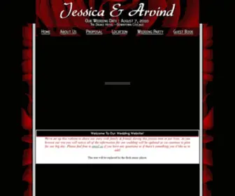 Jessicaandarvind.com(Jessica & Arvind) Screenshot