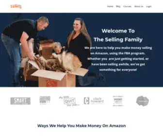 Jessicalarrew.com(Our Family Makes A Full time Income Selling On Amazon And You Can Too) Screenshot