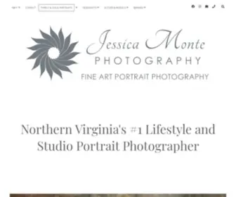 Jessicamonte.com(Northern Virginia's #1 Lifestyle and Studio Portrait Photographer) Screenshot