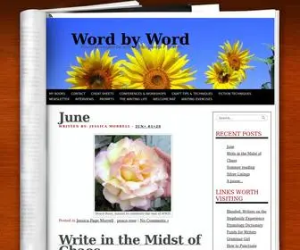 Jessicamorrell.com(Word by Word) Screenshot
