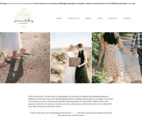 Jessicaschillingphotography.com(California Outdoor Elopement Photographer) Screenshot