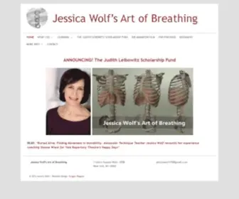 Jessicawolfartofbreathing.com(Jessica Wolf's Art of Breathing) Screenshot