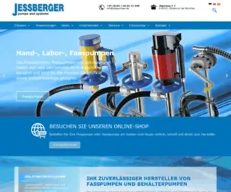 Jesspumpen.de(Pumpenhersteller für Industriepumpen) Screenshot