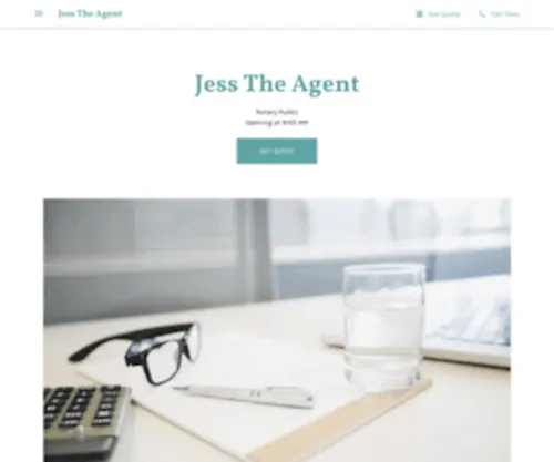 Jesstheagent.com(Jess The Agent) Screenshot