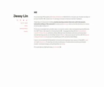 Jessylin.com(Jessy Lin) Screenshot