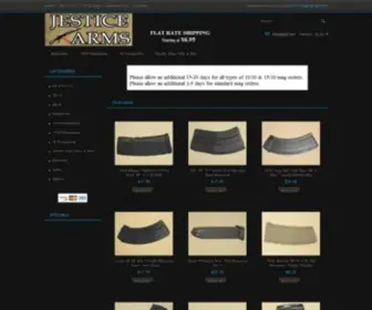 Jesticearms.com(Jestice Arms) Screenshot