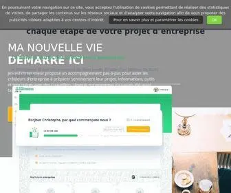 Jesuisentrepreneur.fr(Propulse du Crédit Agricole) Screenshot