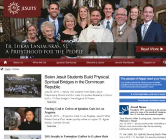 Jesuit.com(The Society of Jesus in the United States) Screenshot