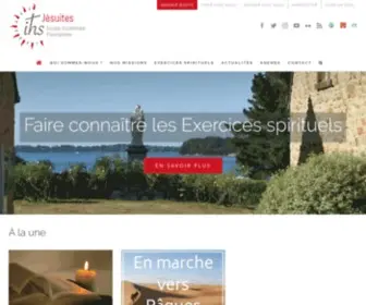 Jesuites.com(Accueil) Screenshot