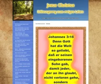 Jesus-Christus-Erloesungsweg-Zum-Ewigen-Leben.de(Jesus Christus) Screenshot