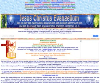 Jesus-Christus-Evangelium.de(Jesus Christus Evangeliumdienst) Screenshot