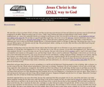 Jesus-IS-Lord.com(Jesus Christ is the ONLY Way to God) Screenshot