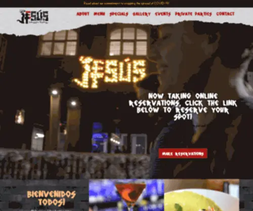 Jesus-Latin-Grill.com(Jesus Latin Grill) Screenshot