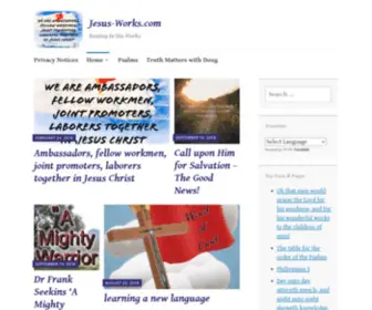 Jesus-Works.com(Resting In His Works) Screenshot