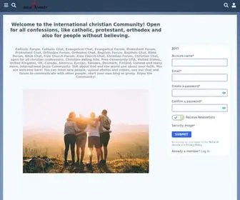 Jesus4Ever.com(Christian Community) Screenshot