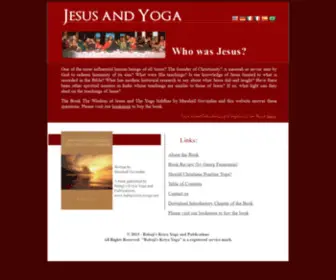 Jesusandyoga.net(Yoga and Jesus) Screenshot