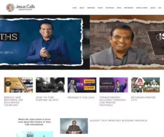 Jesuscalls.com(Jesus Calls International) Screenshot