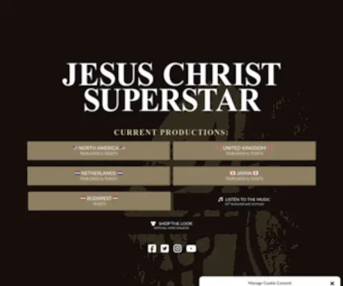 Jesuschristsuperstar.com(Jesus Christ Superstar) Screenshot