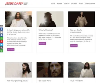 Jesusdaily.com(Jesus Daily) Screenshot