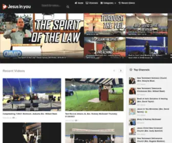 Jesusinyou.tv(The power of God in your mortal body) Screenshot