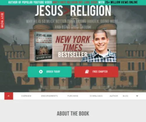 Jesusisgreater.tv(A new book by Jefferson Bethke) Screenshot