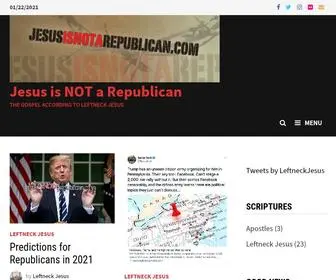 Jesusisnotarepublican.com(Liberal) Screenshot