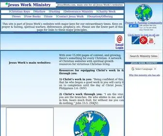 Jesuswork.com(Jesus Work Ministry) Screenshot