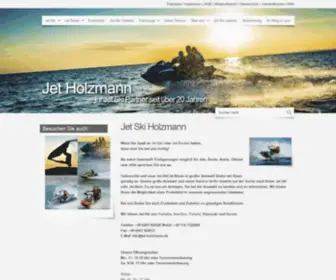 Jet-Holzmann.de(Jet Ski Holzmann) Screenshot