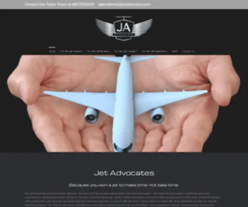 Jetadvocates.com(Jet Advocates) Screenshot