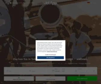 Jetapp.de(Privatflugzeug einfach per) Screenshot
