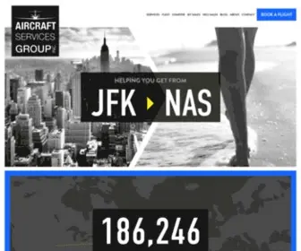 Jetasg.com(Aircraft Services Group) Screenshot