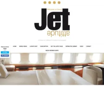 Jetattitudebook.com(Aviation & Lifestyle for exclusive passengers) Screenshot