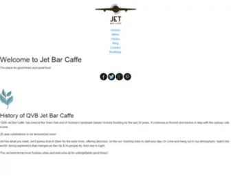 Jetbarcaffe.com(QVB Jet Bar Caffe) Screenshot