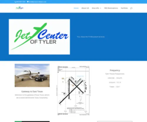 Jetcenteroftyler.com(Jet Center of Tyler) Screenshot