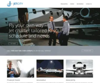 Jetcity.com.au(JetCity Corporate Jet Charter) Screenshot