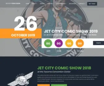 Jetcitycomicshow.com(Jet City Comic Show) Screenshot