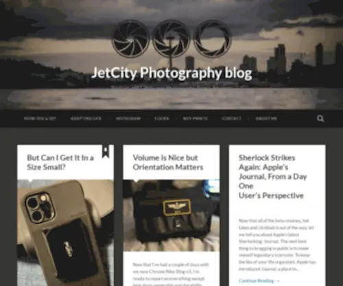 Jetcityninja.com(Portrait and Landscape Photography Blog) Screenshot