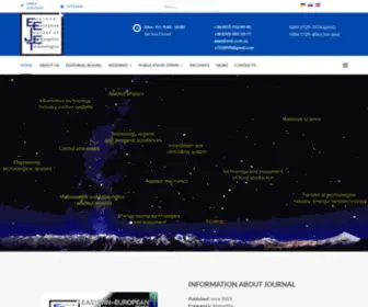 Jet.com.ua(Eastern-European Journal of Enterprise Technologies) Screenshot